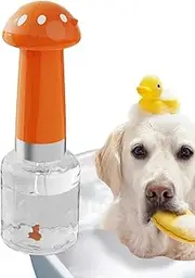 Jvjggag Shampoo Dispenser for Dogs,Automatic Shower Foam Dispenser for Kitten Puppy | Portable Pet Grooming Cleansing Aid Mushroom Shape Tool Home, Center, Station