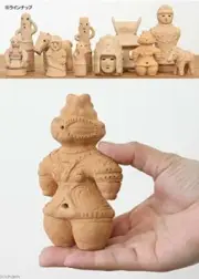 Haniwa of clay figures DOGU Japan Ancient Clay Doll (carbide) (height 11.7cm)