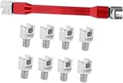 iplusmile 1 Set Wrench Set for Motorcycle Off Road Bikes Durable Spanner with Tips Essential Repair Tool for DIY Enthusiasts Convenient Carrying Box Included