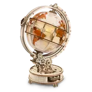 Robotime ROKR 180pcs 3D DIY Wooden Luminous Globe 3D Wooden Model ST003