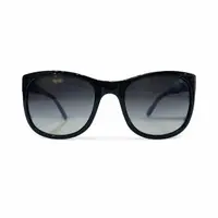 在飛比找momo購物網優惠-【TORY BURCH】名模look歐美風黑X藍大框太陽眼鏡