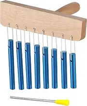Vgvgaj Chimes Instrument | Single Row Bell Chime | Meditation Accessories, Classroom Attention Getter, Hand Percussion Instruments for Beginners