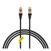 2M Cat 6A Rj45 Sftp Thin Lszh 30 Awg Pack Of 10 Network Cable Black