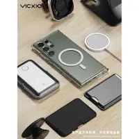 在飛比找ETMall東森購物網優惠-韓國VICXXO 透明磁吸手機殼適用于三星S23/Plus/