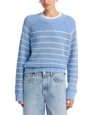 Velvet by Graham & Spencer Chayse Long Sleeve Stripe Sweater