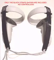 2x Knuckle Style HAND WRIST STRAPS for OCULUS QUEST 2 Controllers! Let go relax