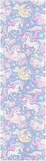 Amooorous Purple Rainbow Unicorns Skateboard Grip Tape roll Anti Slip Fusion Grip Tape for Scooters Non-Skid Grip Tape Cruiser Board 33×9 Inch