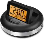 Wake 'N' Shake Loud Alarm Clock with Shaker LED Display Super Strong Vibration