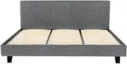 Artiss Bed Frame King Size Grey NEO