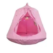 Residential 115 x 100cm Sensory Tent Swing with Lights - Pink