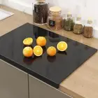Thickened Chopping Board Transparent/Black Countertop Protector Restaurant