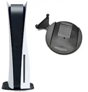 Vertical Stand 2 in 1 Bracket Holder Base w/ Original Screw For PS5 Disc Console