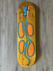 Toy Machine Skateboard Ed Templeton X Geoff Rowley Signed Deck, NOS, Baker, FA