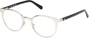 [GUESS] GU50192 032 Shiny Pale Gold 49/21/145 Men's Glasses, 032 Shiny Pale Gold, 49/21/145