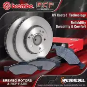 Rear Brembo Disc Brake Rotors + BCP Pads for Toyota Kluger MCU28 V6 2003-2007 (for: Toyota)