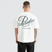 [Nomadic Paradise] Burleigh Loopback Street Tee Natural White