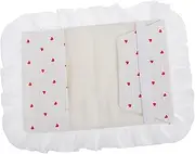 SEWACC Reusable Fabric Book Cover with Bowknot and Heart Design for Notebooks Journals Planners Stylish and Comfortable Book Cloth for Personal Use