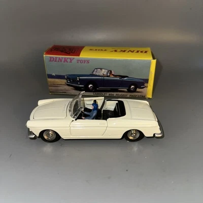528 CABRIOLET 404 PEUGEOT PININFARINA WHITE Dinky Atlas Diecast