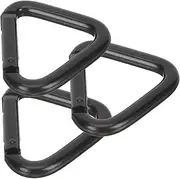 BCOATH Aluminum Alloy Triangle Carabiner Buckles Small Spring Snap Hook for Climbing