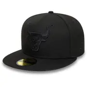 New Era 59Fifty Fitted Cap - Chicago Bulls black 7 1/4 - (57,7cm)