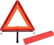 X AUTOHAUX Car Warning Triangle Foldable | for Breakdown Roadside Triangle Road Stop Sign with Storage Case 1 Pcs