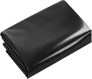 Garden Pond Membrane Large Fish Pond Liner 1×6m 2×4m 3×4m 5×7m 8×10m 10×12m Impermeable Pond Lining Reinforced Film HDPE Swimming Liner, Black(4x8m(13.1x26.2ft))