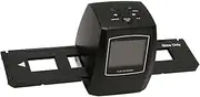 Film and Slide Scanner, 2.36in TFT LCD 5MP JPEG Preview Playback Editing Slide Scanner for 35mm/135mm Color Black White Image Adjustment Tools
