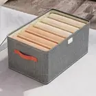 Clothes Box Compartment Design Space Saving Closet 6/7/9 Grids Pants Storage