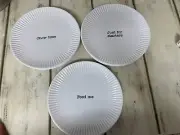 Mud Pie Plastic Salad Plates