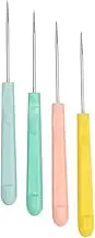 PEPLAYTAL 4pcs Cake Decorating Scribe Tool Icing Stirring Needles for Cookie Baking Supplies Skid Design for Easy Cake Decoration for DIY Bakers and Beginners