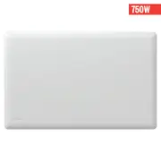Nobo 750W Slimline Panel Heater with Castors & Thermostat White