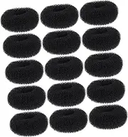 Healeved Small Donut Hair Bun for Boys and Girls 24pcs Women's Hair Bun Maker Set