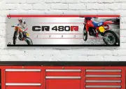 BR147B HONDA CR480 CR480R 1983 GARAGE WORKSHOP BANNER SIGN
