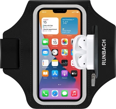 Armband for iPhone 16 Pro Max/16 Plus/15 Max/15 Plus/iPhone 14 Black