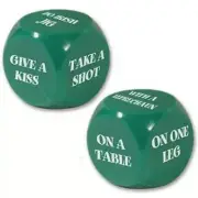 St Patrick's Day Decision Dice 2 Pack Plastic Party Decorations St Paticks Game