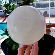 Selenite from Brazil natural Crystal Healing Gemstone sphere - Large 100mm