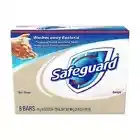 Safeguard Antibacterial Deodorant Bar Soaps Beige Color 4 oz Each 8 Count