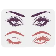 Artful Impressions: Large Reusable Stencils for Painting - Beautiful Women Patte