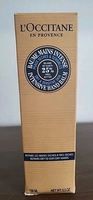 L'OCCITANE 25% Shea Butter Intensive Hand Balm 150ml/5.3oz Worn Box