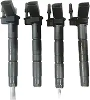 4PCS Compatible for BMW X1 X3 X6 2.0l Engine Reman Injector 0445116024 0986435394 13537805428 13537805429 7805428 7805429