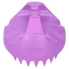 (Purple)Hair Scalp Massager Dandruff Cleaning Massage Shampoo Brush AU