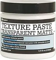 Ranger 320617 Texture Paste 4oz, Transparent Matte