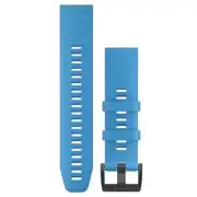 Garmin QuickFit 22 Watch Band - Cyan Silicone