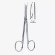 Standard Operating Scissor, 5", Straight Blades, Sharp/Blunt Tips
