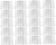 DOITOOL 20pcs Transparent Book Cover Book Covers Textbook Protective Cover Protective Cover for Book Clear Book Cover Book Sleeve for Hardcover Book Sleeve Protector Book Pouch Plastic