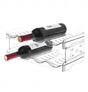 Wine Rack for Countertop, Fridge, Inside Cabinet, 2 Tier Holds 8 Bottles