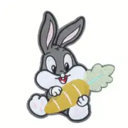Embroidery Patch Sew or Iron-On Fabric Applique - New - Bugs Bunny