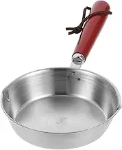 GRADENEVE Egg Frying Pan Stainless Steel Nonstick Skillet with Long Handle Mini Oil Heating Pot for Omelets Pancakes and Daily Cooking Portable and Easy to Clean