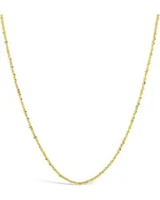Sterling Forever 14K Plated Rolo Chain Necklace NoSize NoColor
