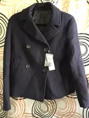NWT Uniqlo Wool Pea Coat Sz S